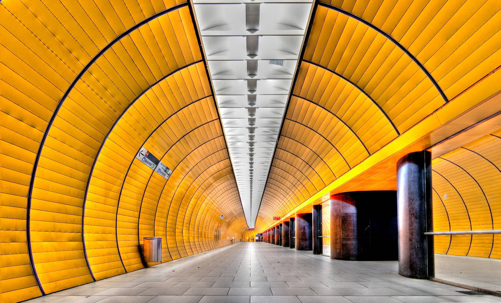 Munich Metro Tunnel Picture