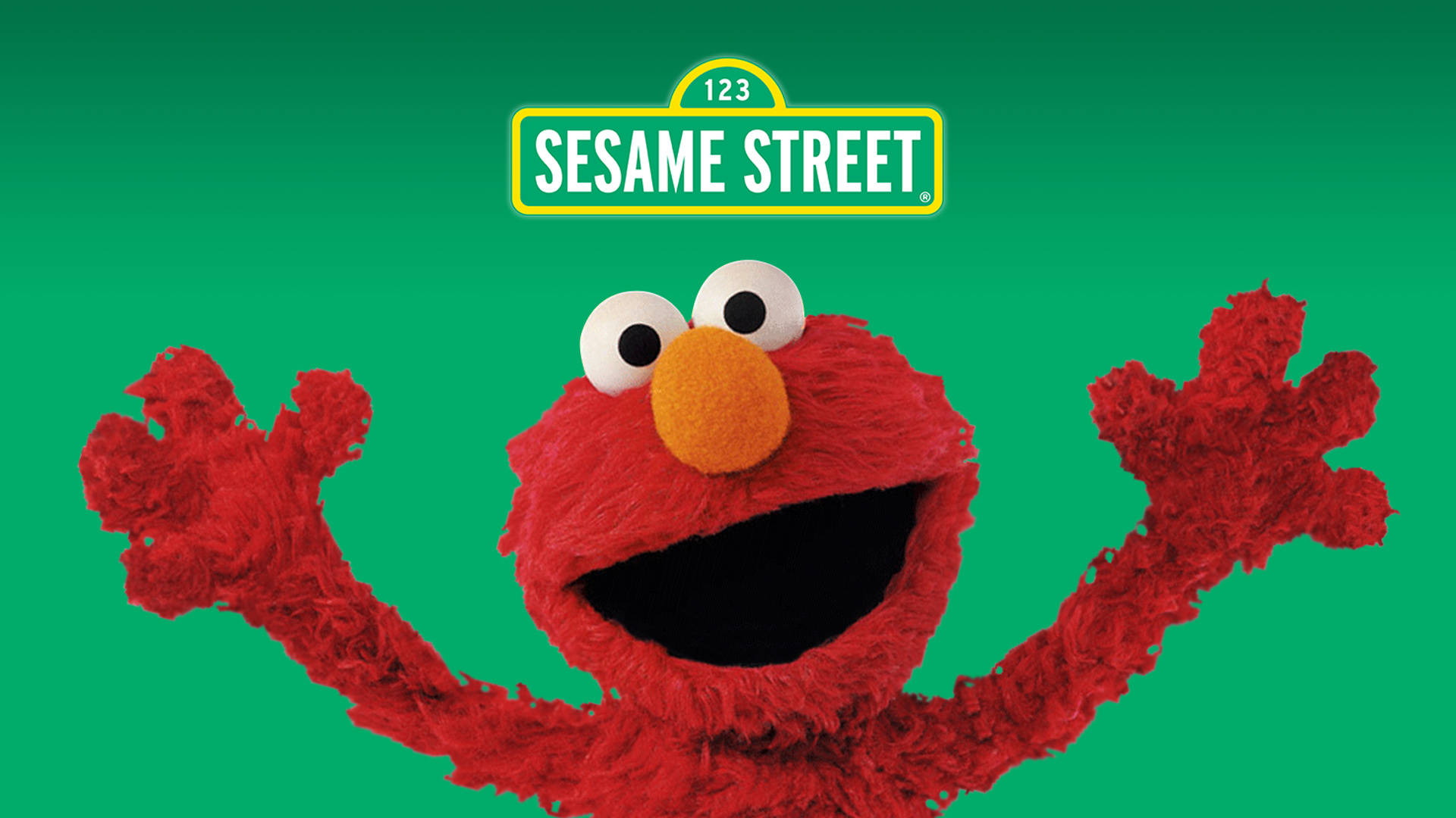 Muppet Elmo In Green Cover