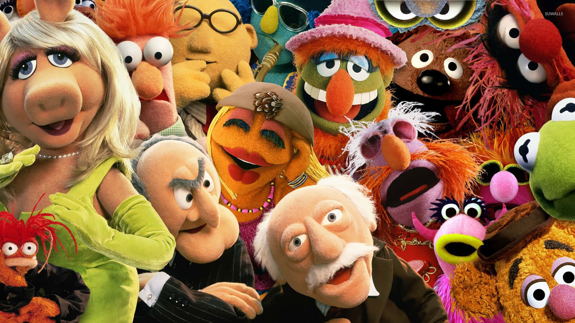 Muppets Cast Gathering Wallpaper