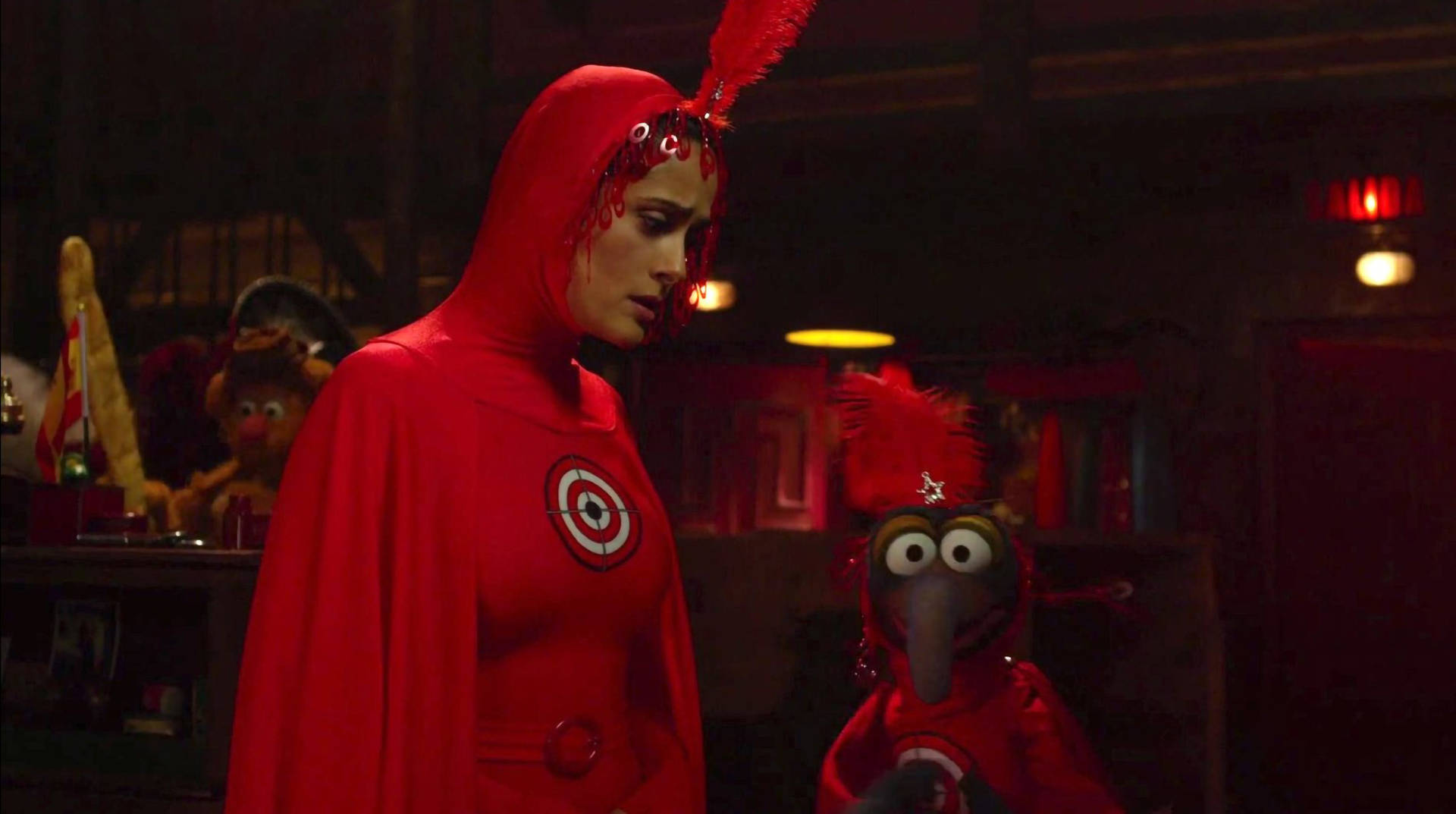 Muppets Most Wanted Gonzo With Salma Hayek