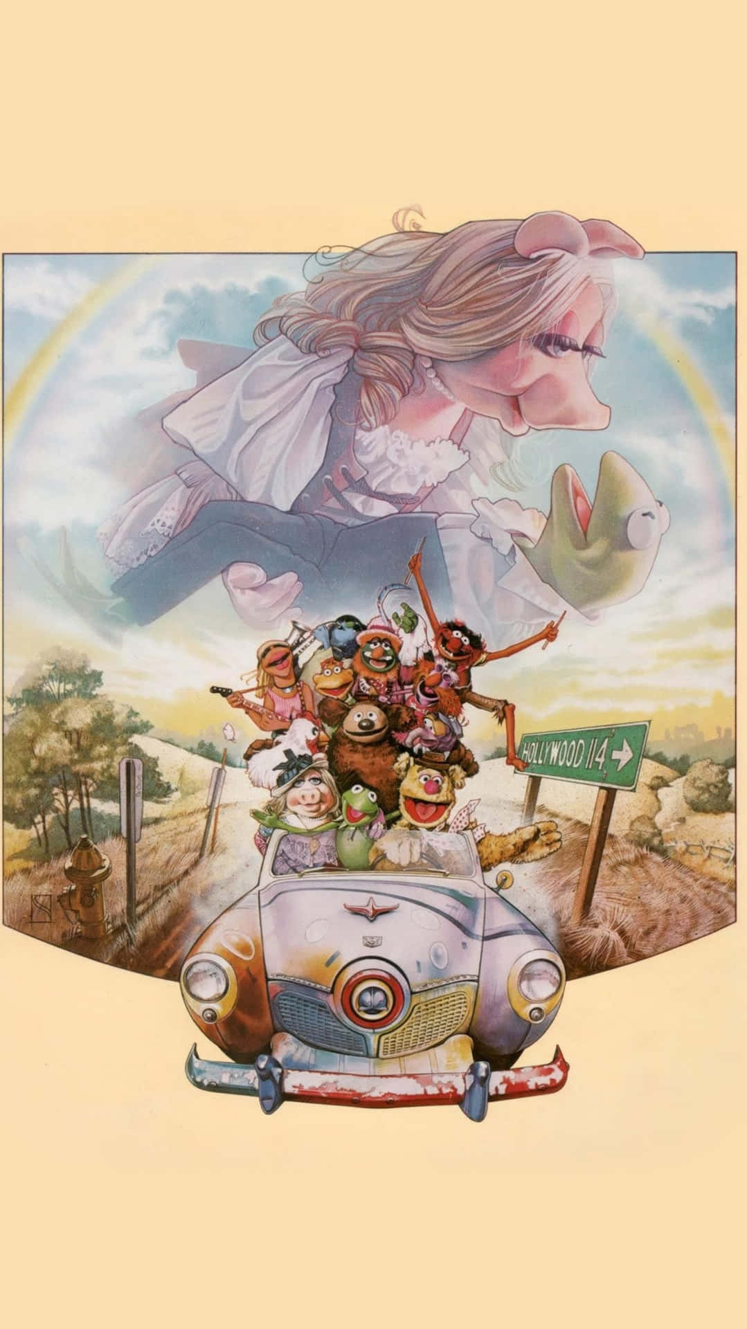 Muppets Movie Poster Art Wallpaper