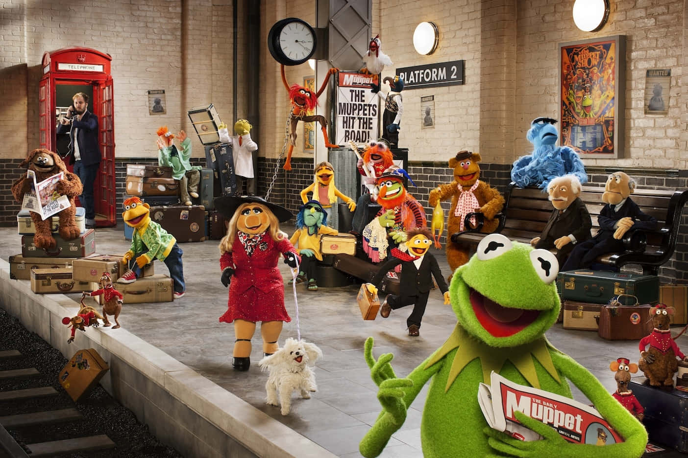 Muppets Train Station Adventure Wallpaper