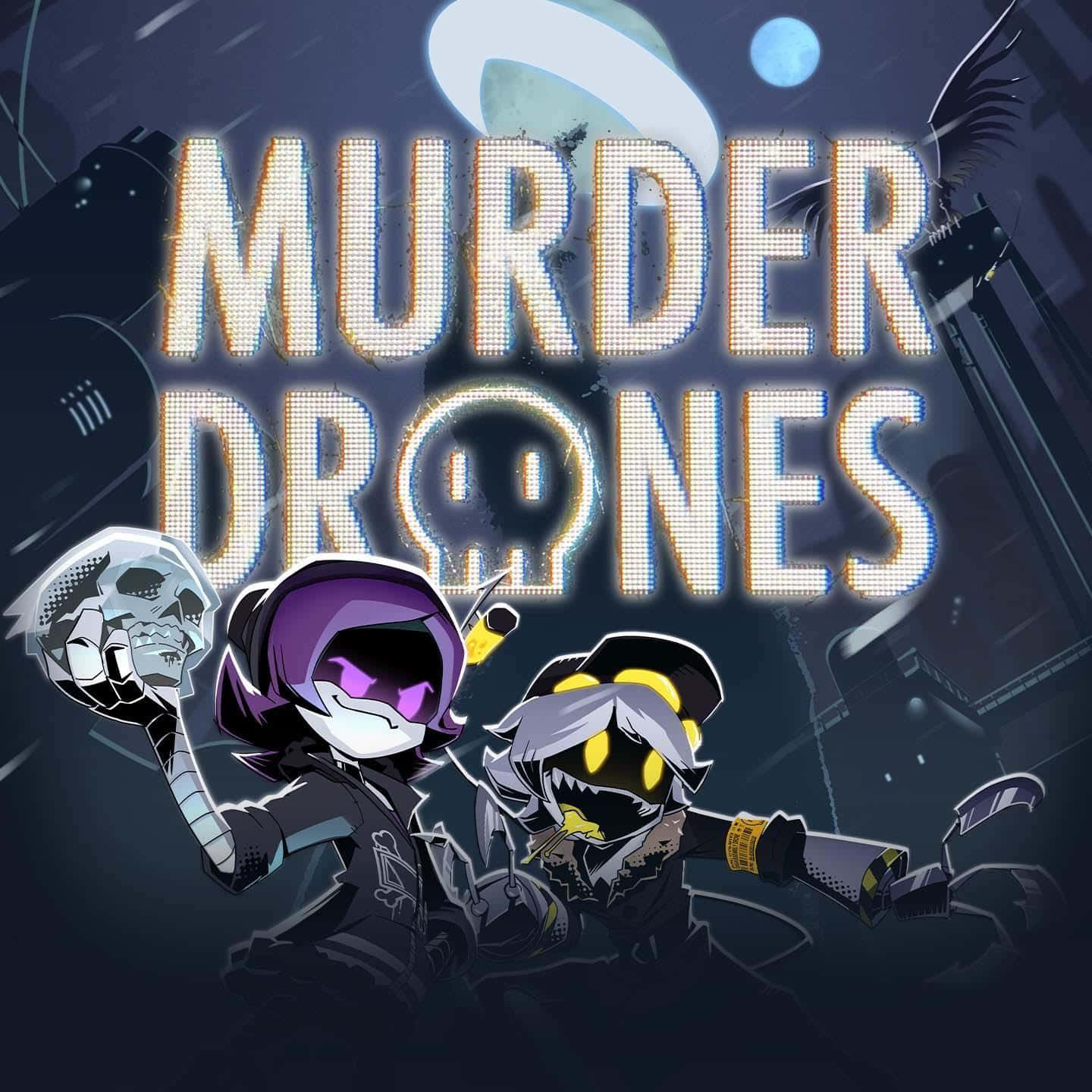 Murder Drones Animated Series Promo Wallpaper