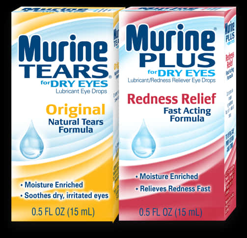 Murine Tears Eye Drops Products PNG