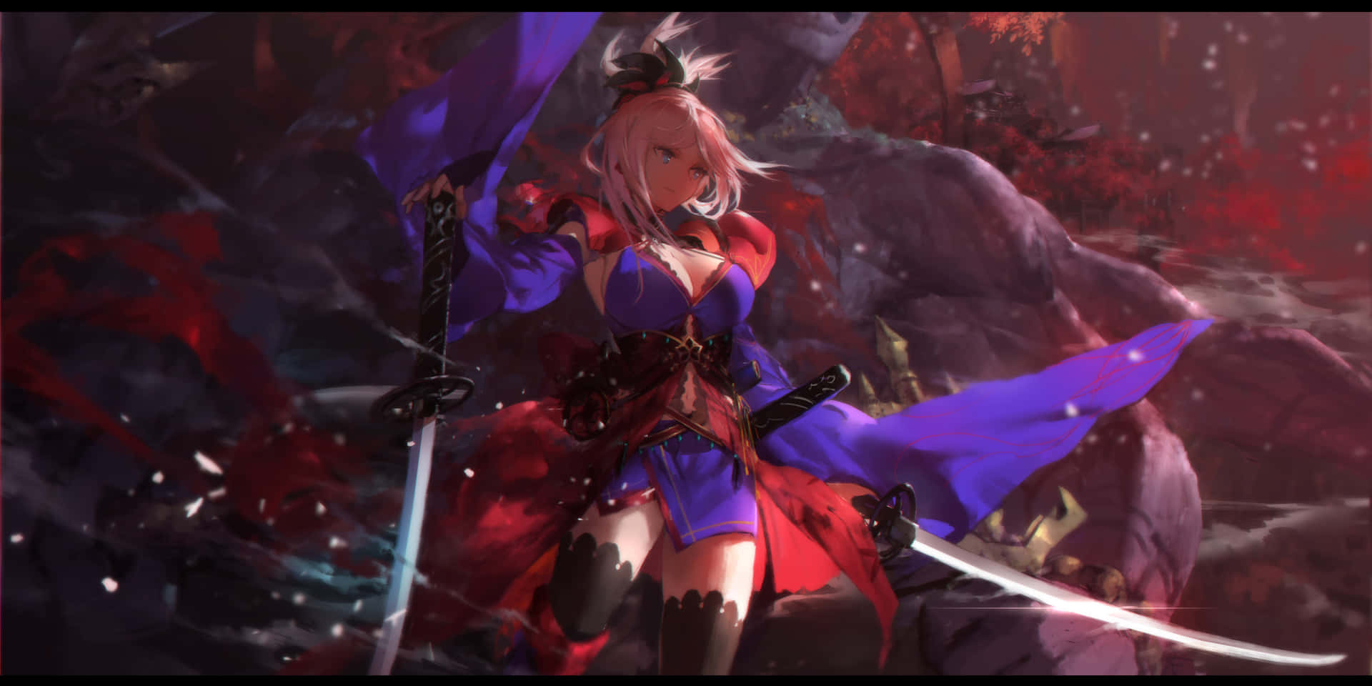 Download Musashi Miyamoto In Her Signature Costume In Fate Grand Order ...
