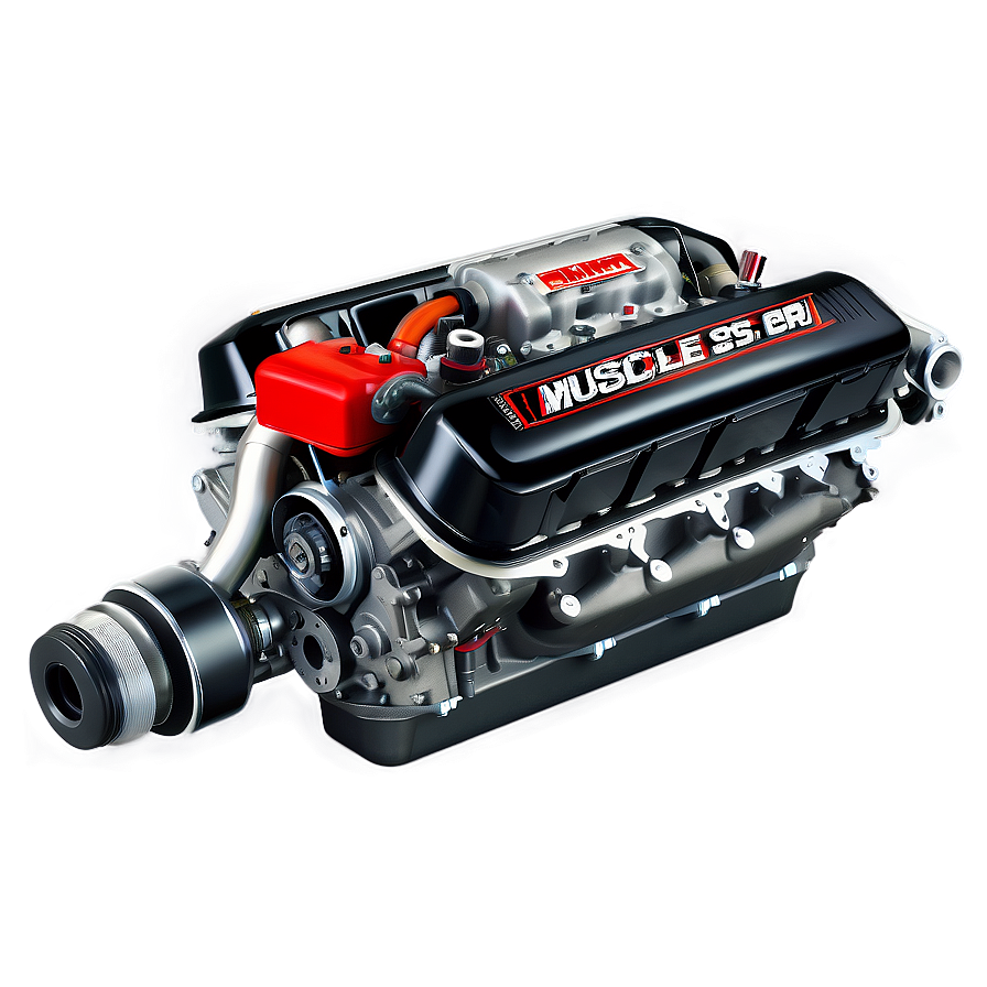 Muscle Car Engine Specification Png 06132024 PNG