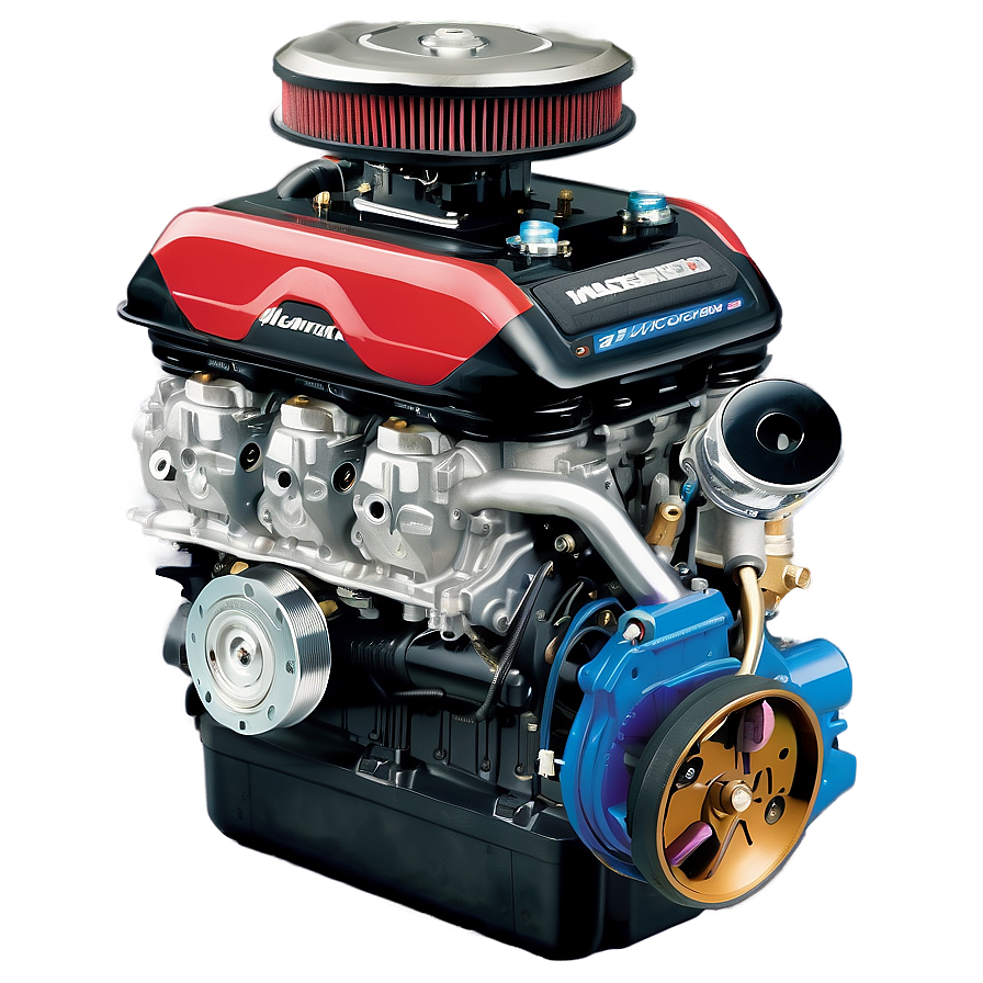 Muscle Car Engine Specification Png Meh84 PNG