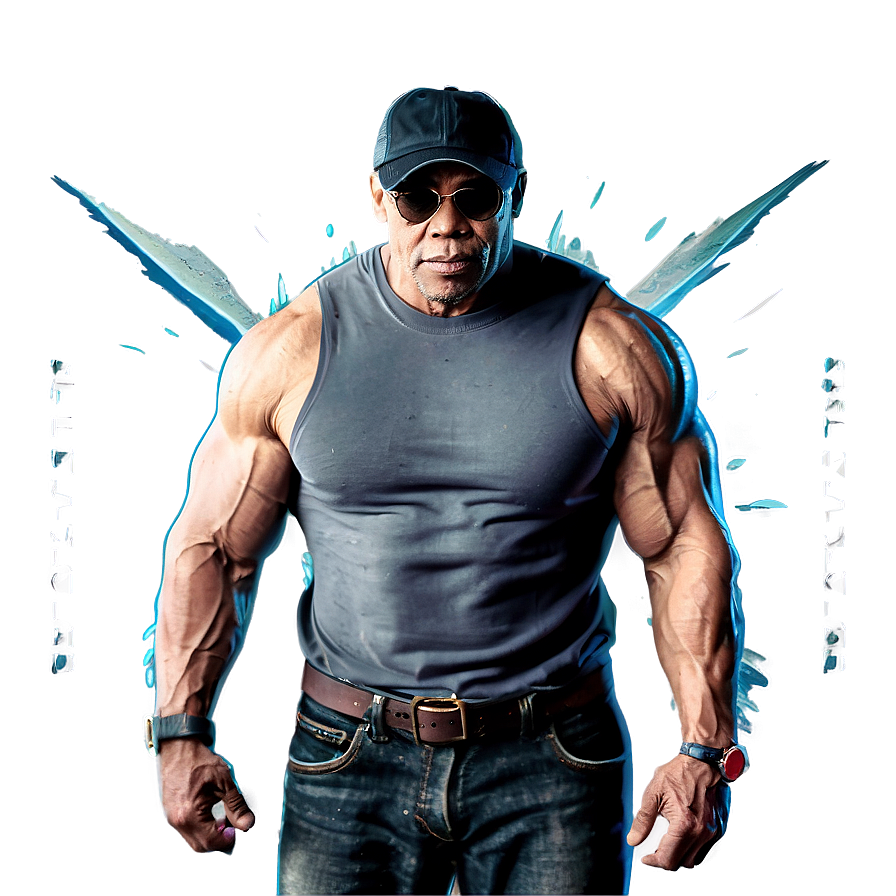 Muscle Man Art Png 06252024 PNG