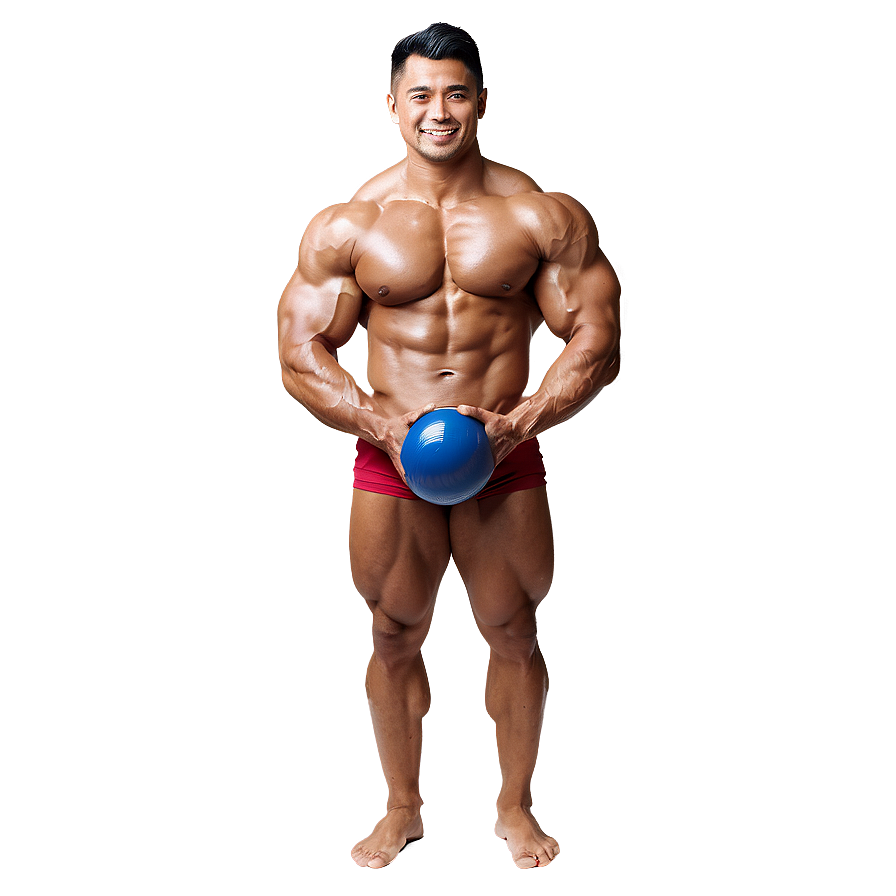 Muscle Man Bodybuilder Png 06252024 PNG