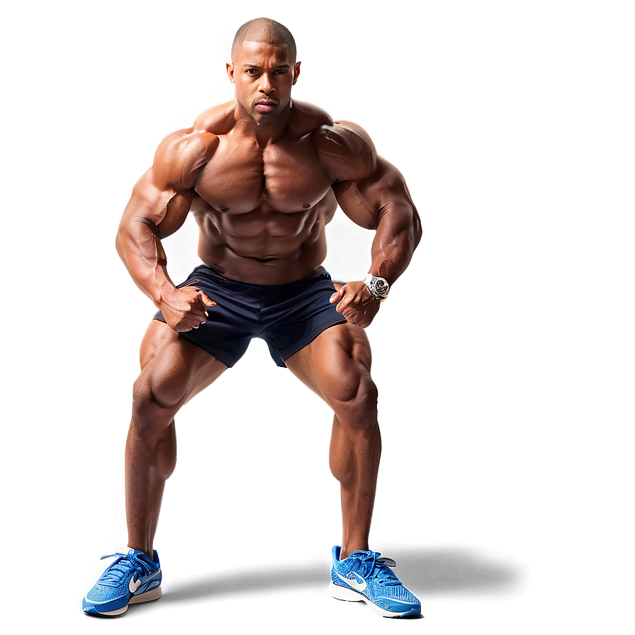 Muscle Man In Competition Png 06252024 PNG