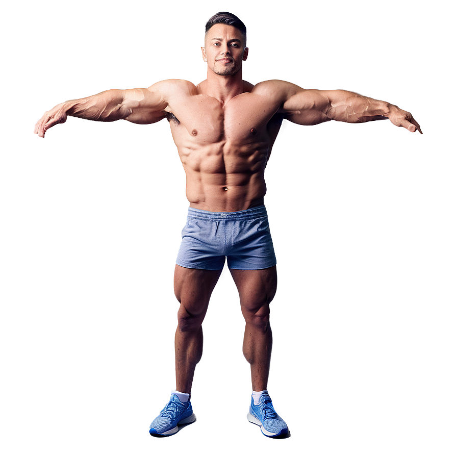 Muscle Man Pose Png Jyq37 PNG