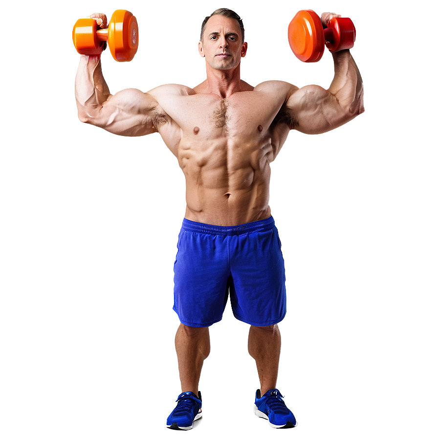 Muscle Man With Kettlebell Png 69 PNG