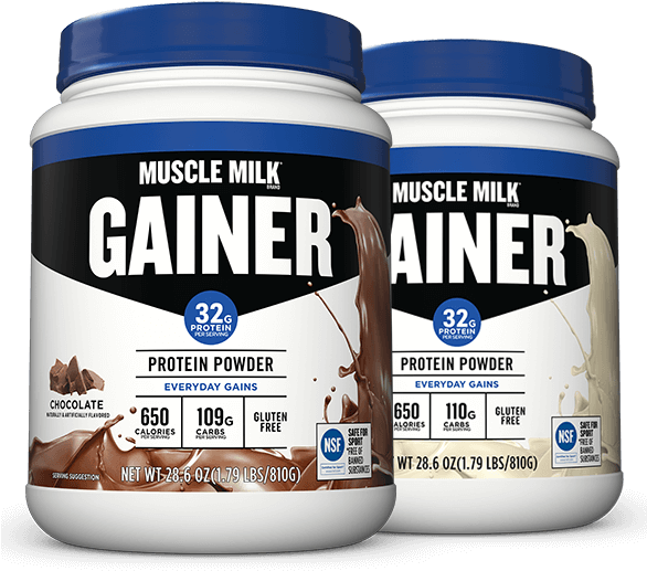 Muscle Milk Gainer Protein Powder Chocolate PNG