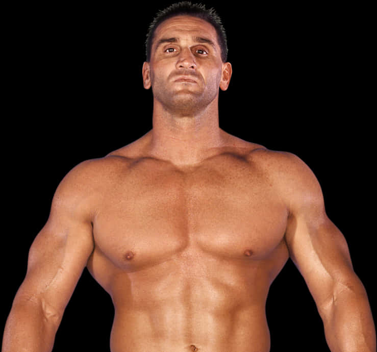 Muscled_ Athlete_ Portrait PNG