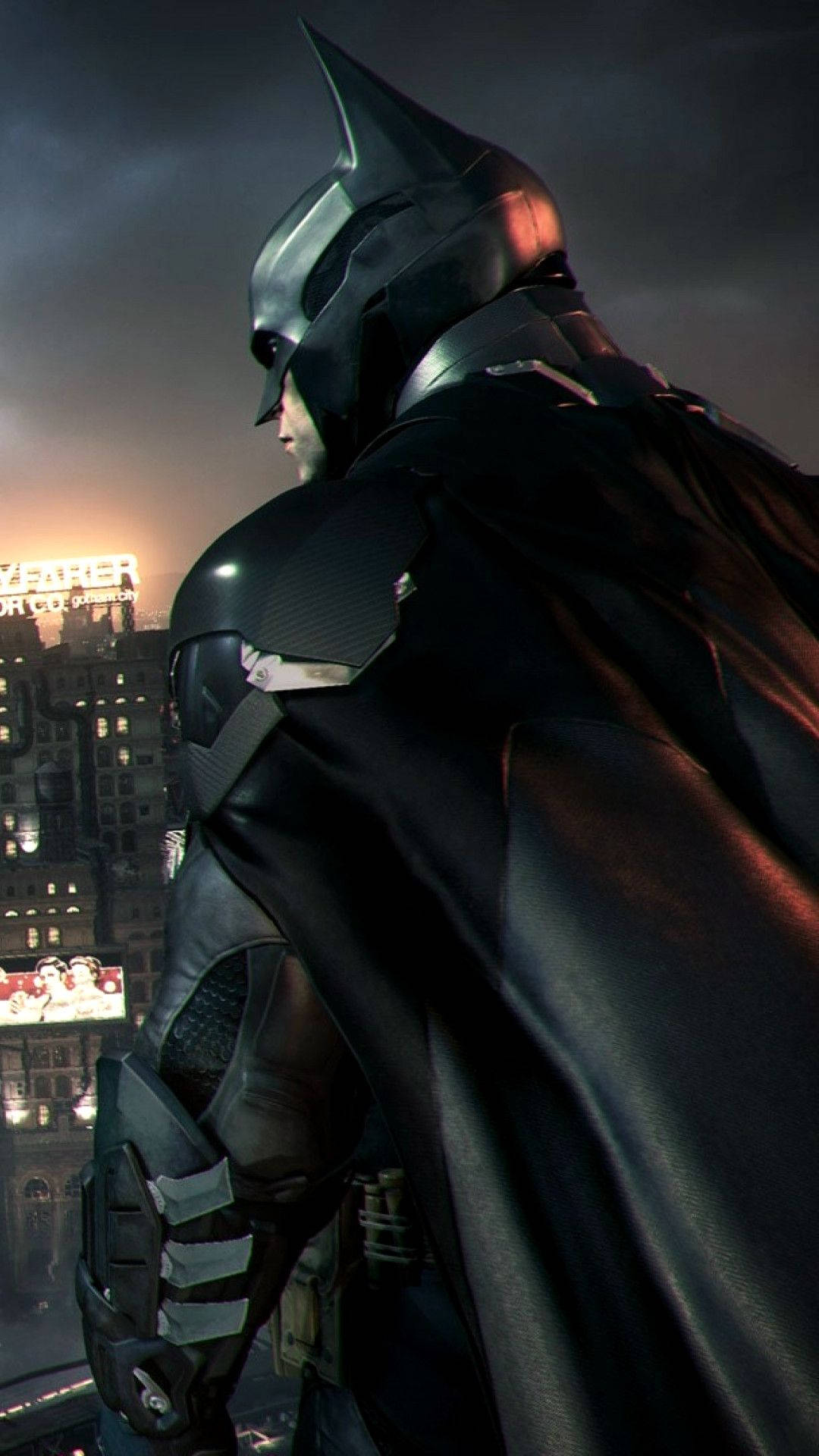 Muscular Batman Arkham Knight iPhone Wallpaper