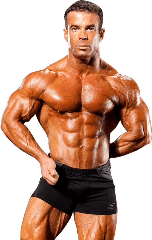 Muscular Bodybuilder Pose PNG