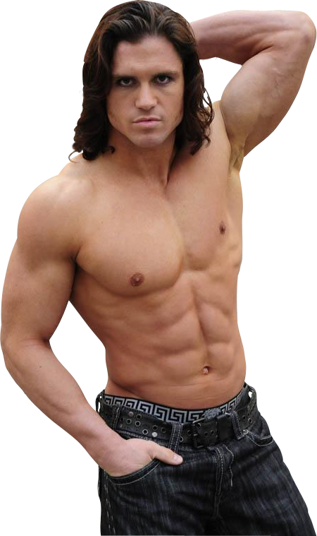 Muscular Man Showing Absand Biceps PNG