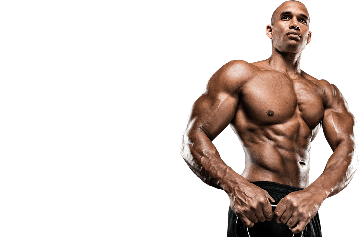 Muscular Man Weight Loss Intensity PNG