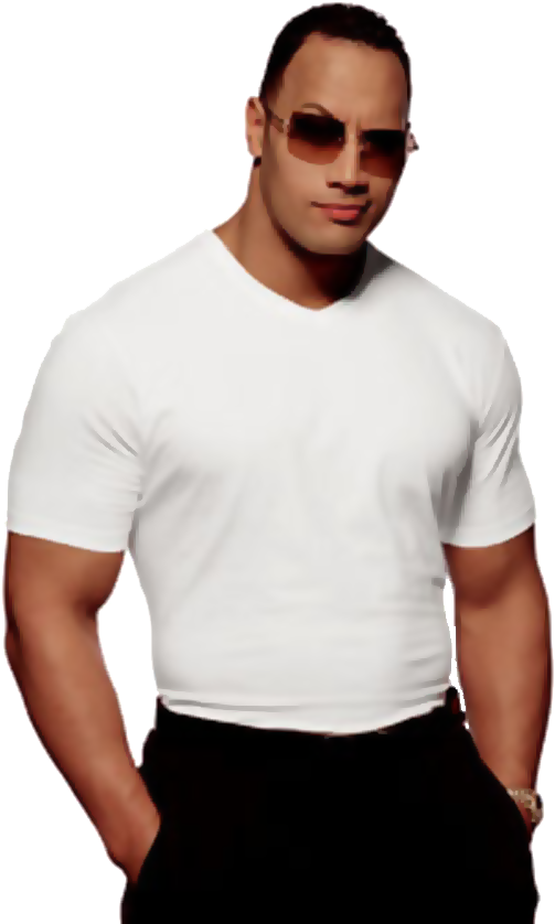 Muscular Manin White Shirt PNG