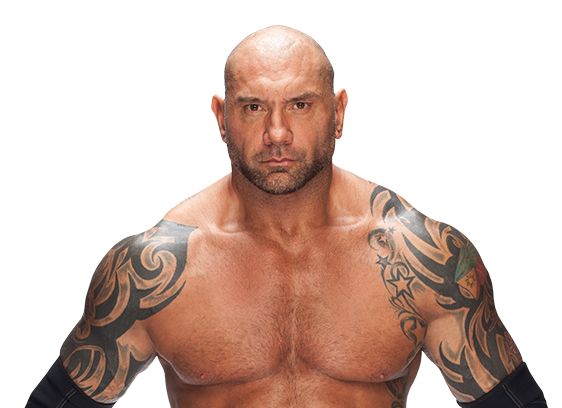 Muscular Tattooed Man Portrait PNG