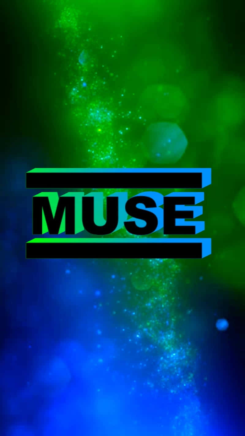 Muse Galactic Green Blue Backdrop Wallpaper