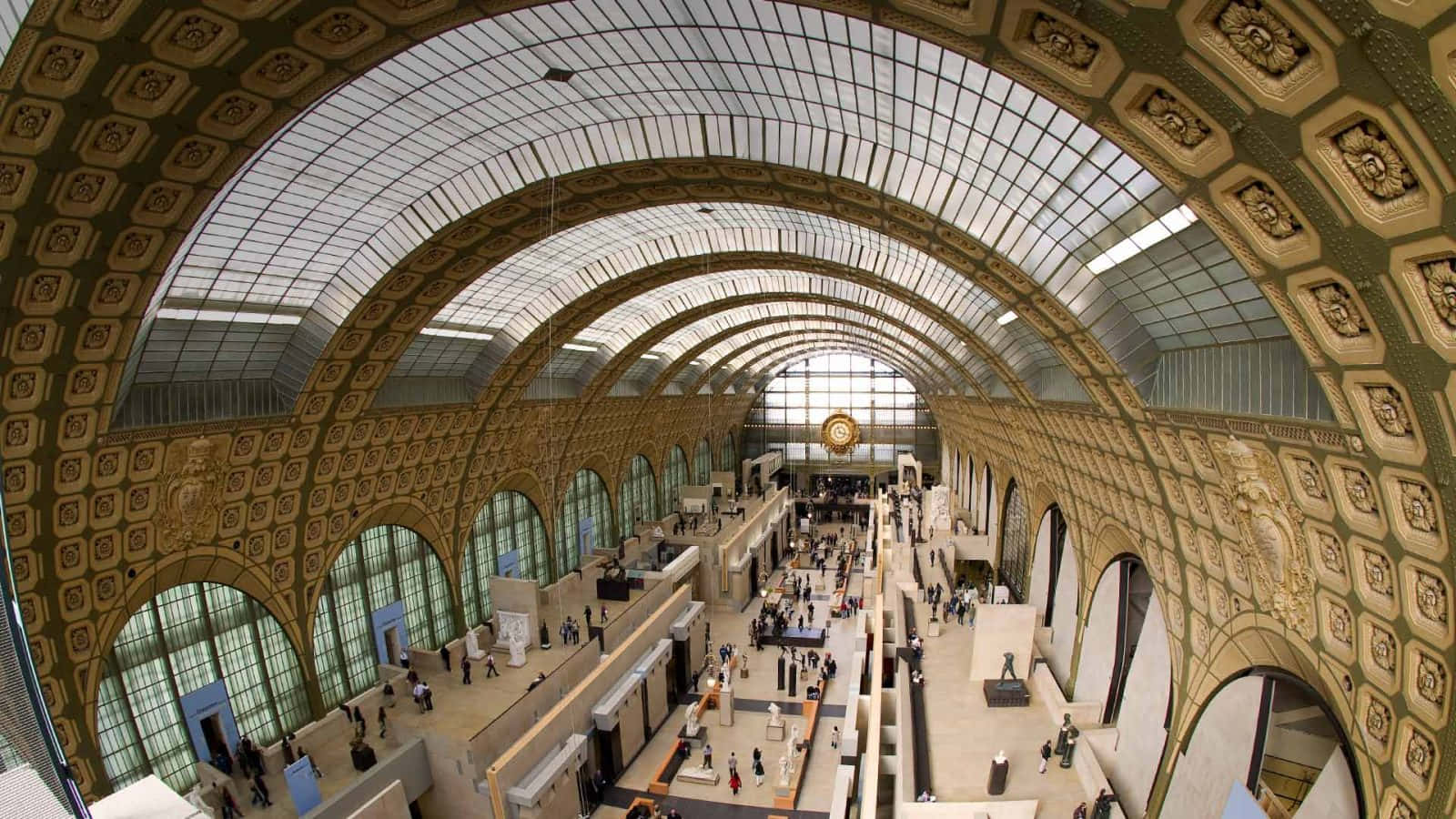 Cúpulade Vidrio Del Musée D'orsay. Fondo de pantalla