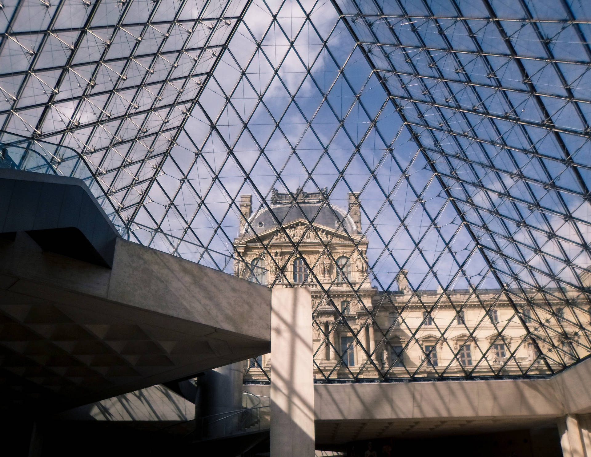 Museu Do Louvre, Paris Papel de Parede
