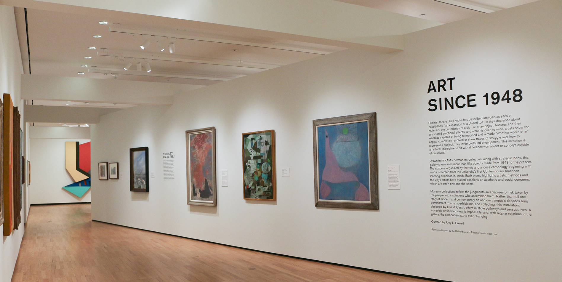 A Gallery With Paintings On The Wall