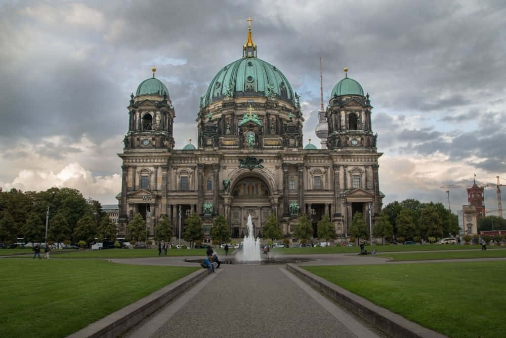 Museum Island Berlin Cathedral Hdr Photo Wallpaper