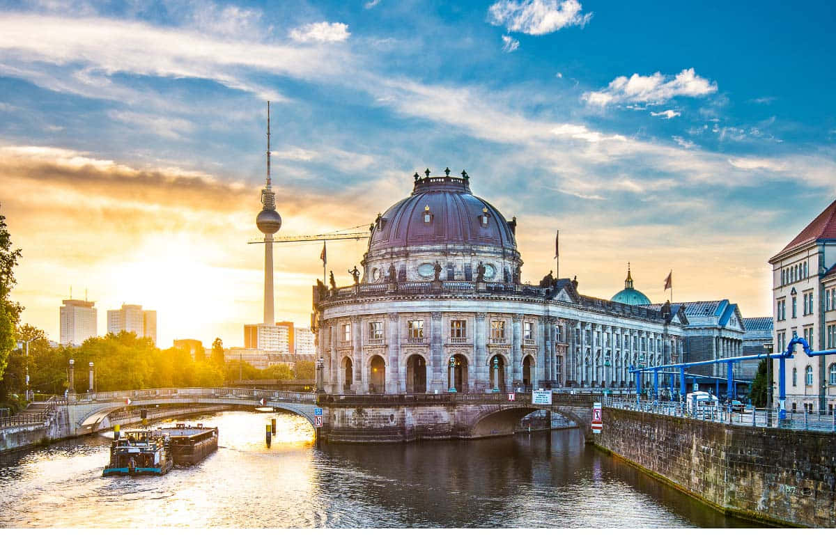 Museum Island Hdr Sunset Photo Picture