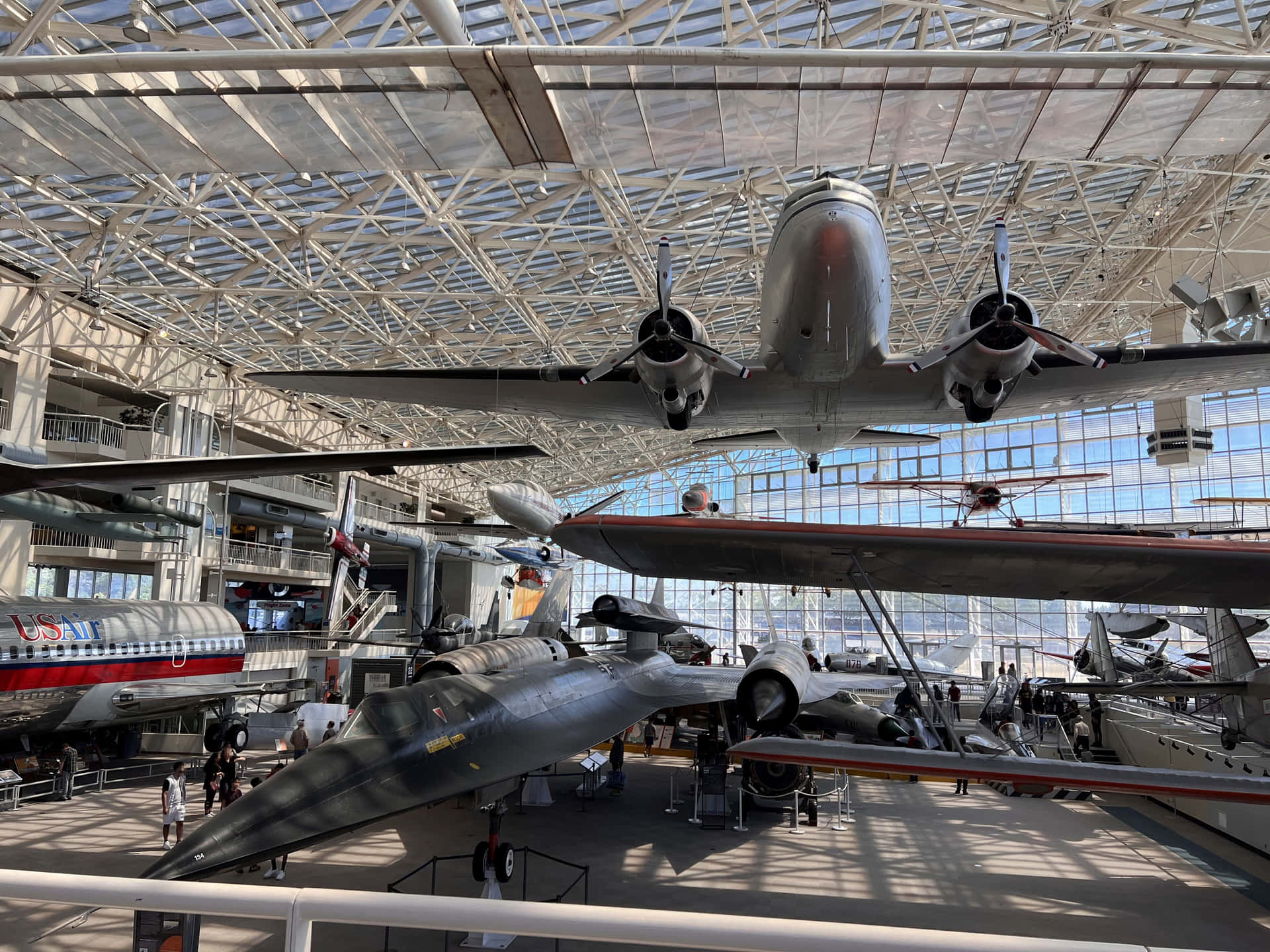 Museum Of Flight_ Aircraft Exhibition Hall Wallpaper