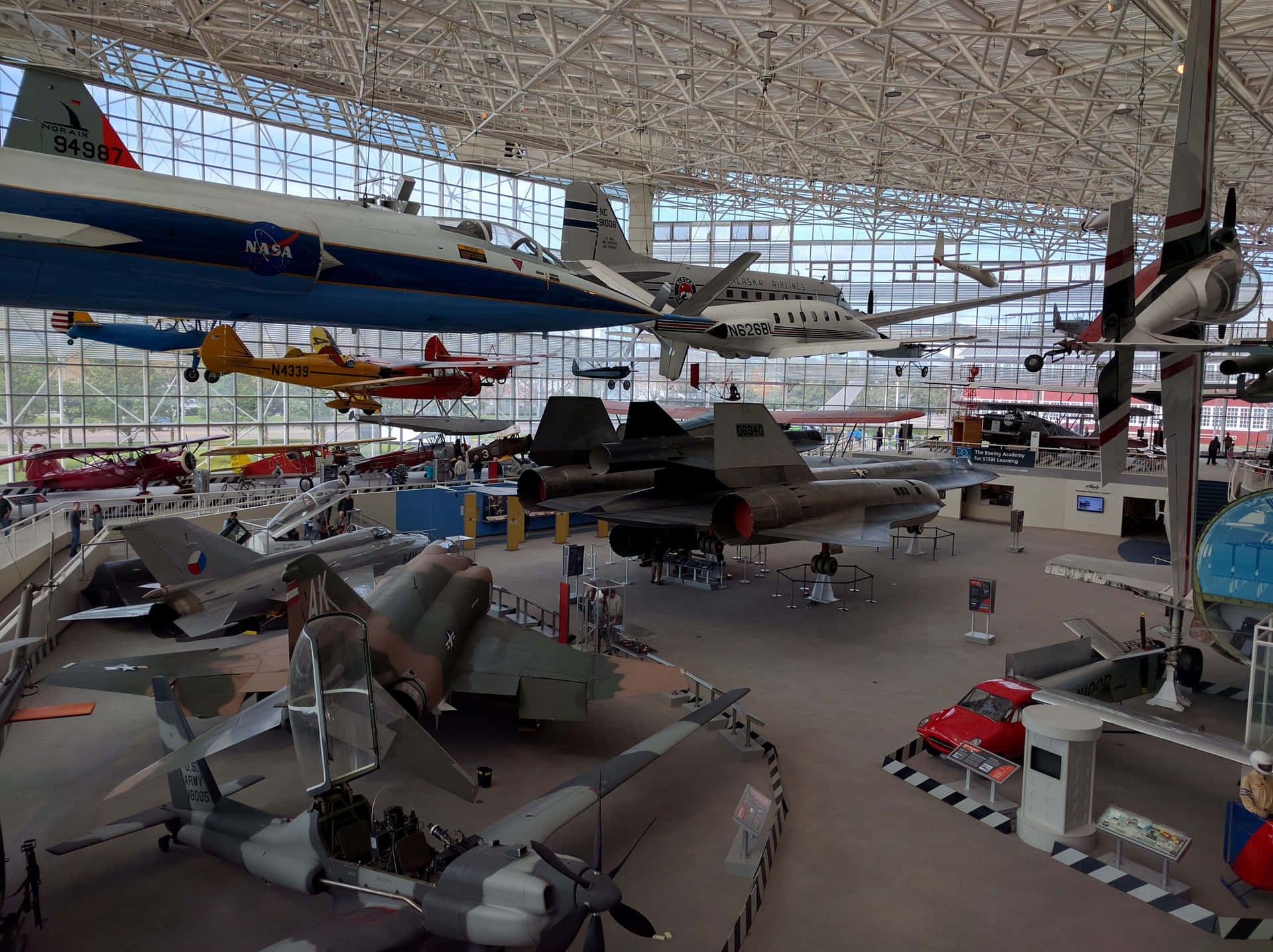 Museumof Flight Aircraft Exhibit Wallpaper