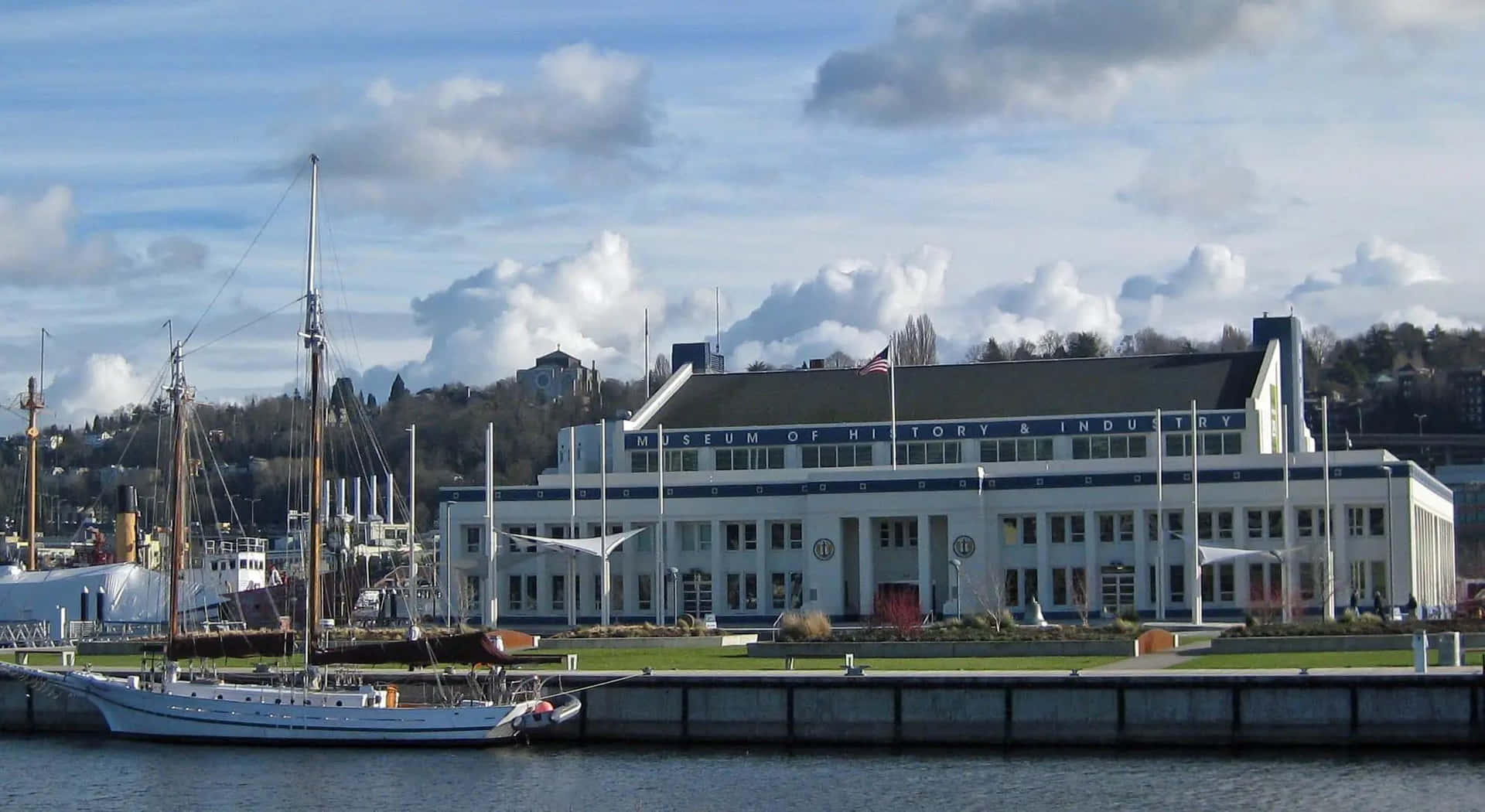 Musée D'histoire Et D'industrie De Seattle En Bord De Mer Fond d'écran