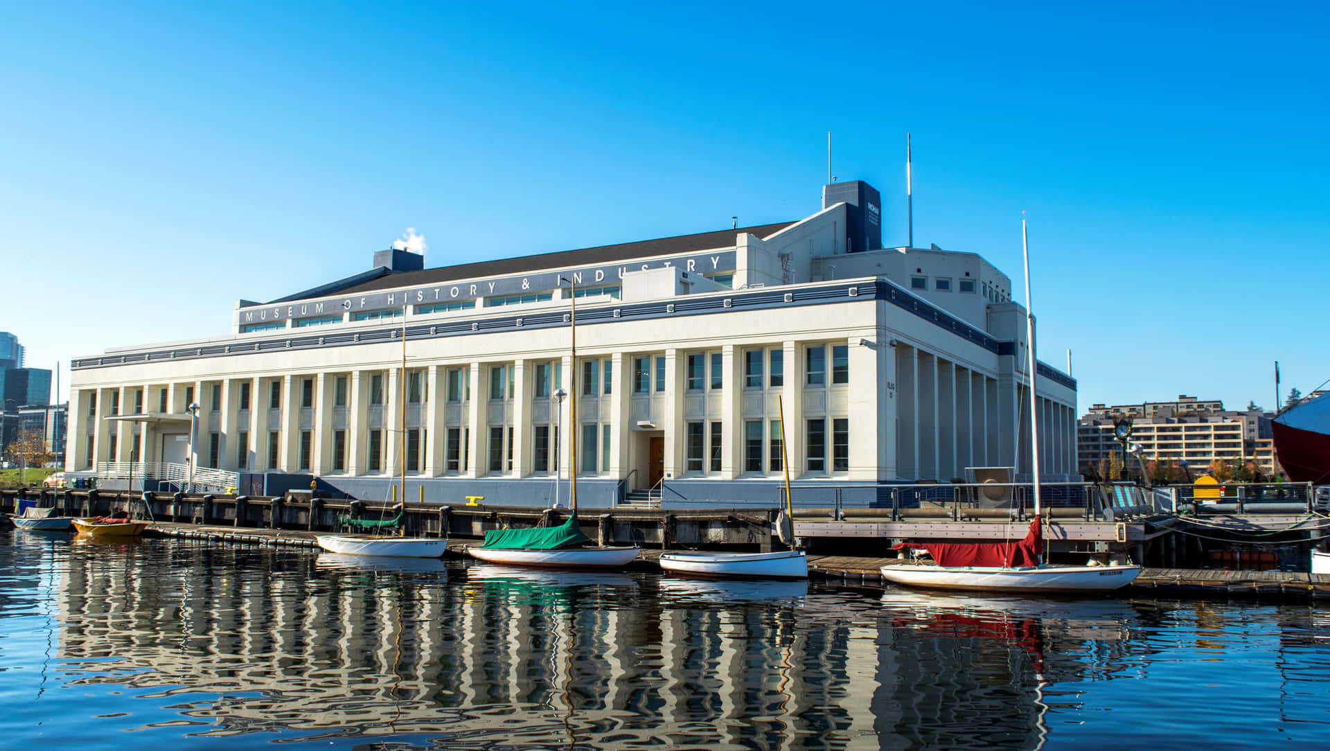 Musée D'histoire Et D'industrie De Seattle En Bord De Mer Fond d'écran