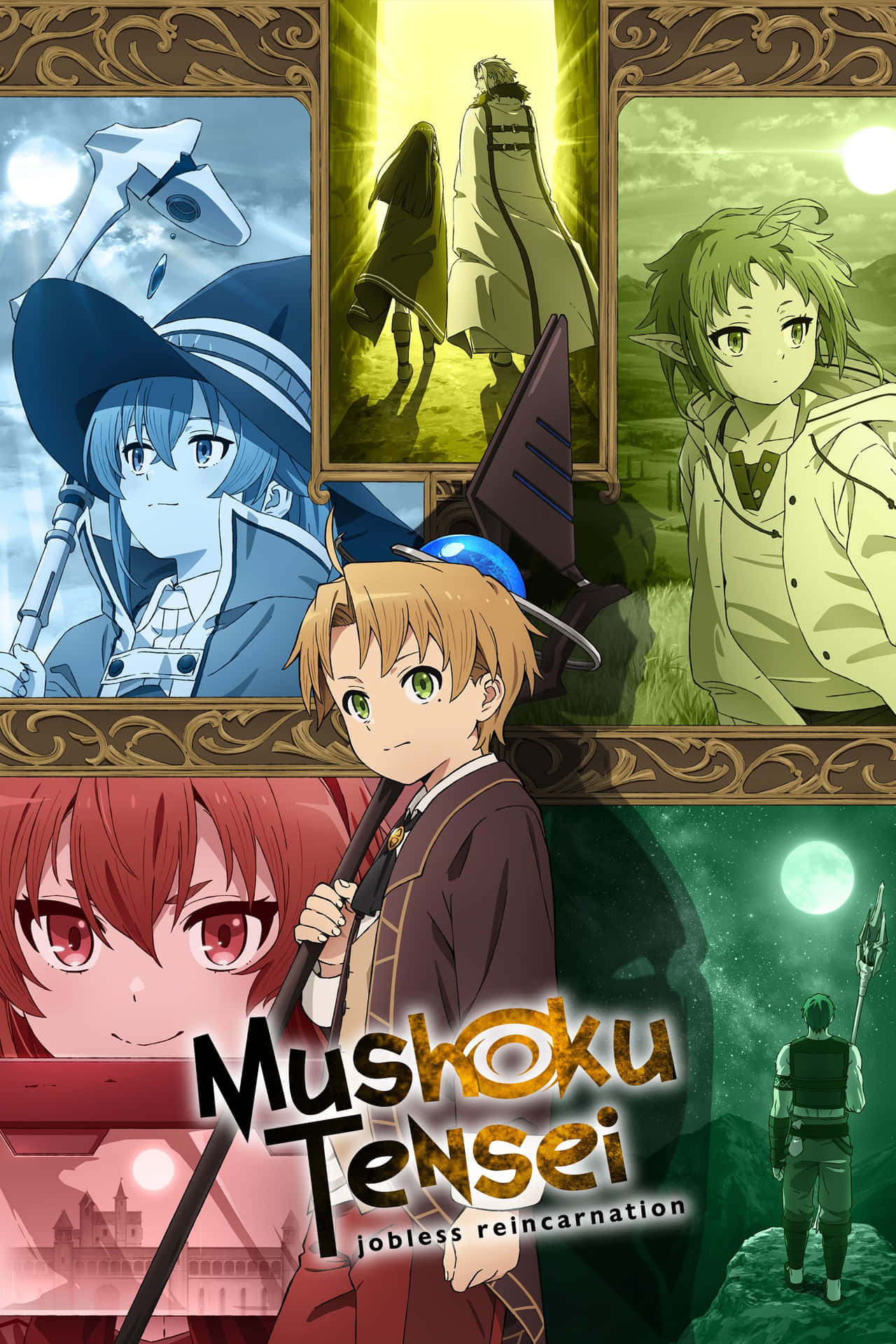 Enstatisk Bild Av Anime-serien 'mushoku Tensei'