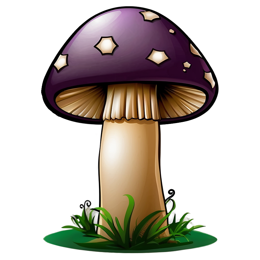 Mushroom Cartoon C PNG
