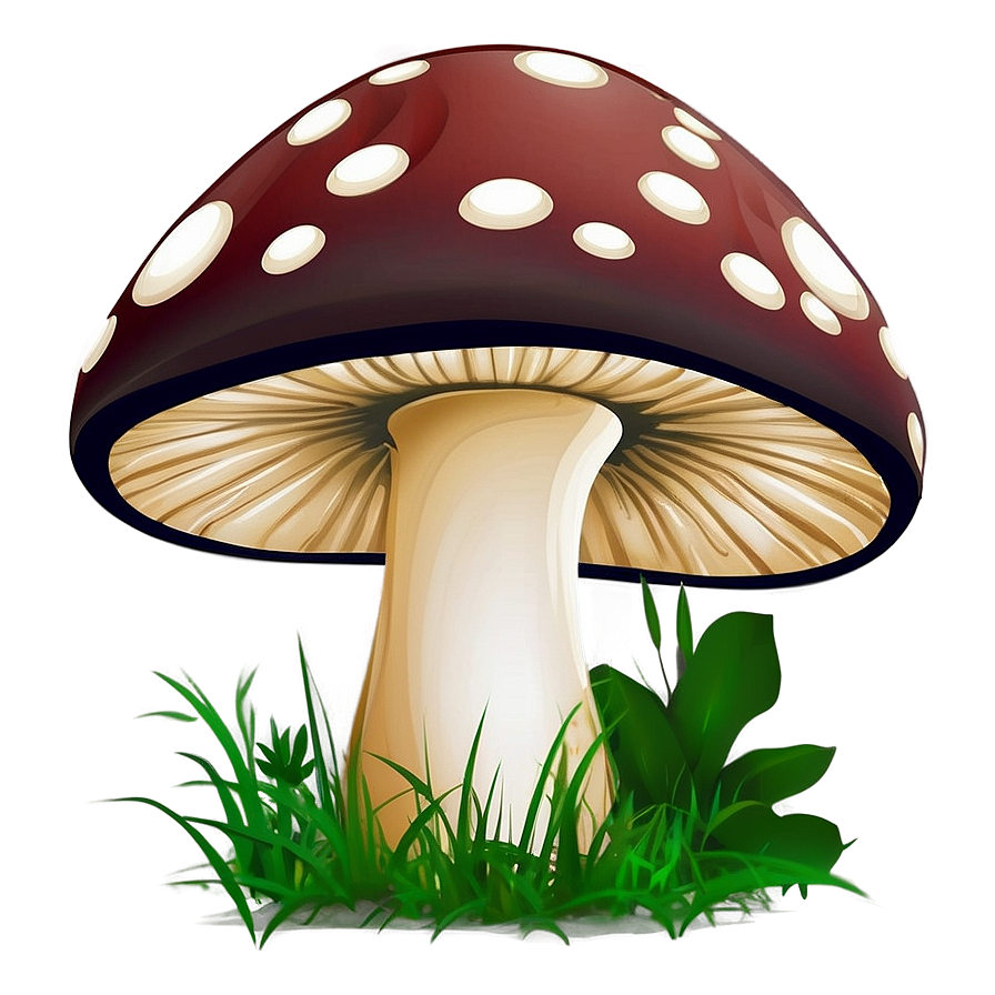Mushroom Cartoon Face Png Pgh36 PNG