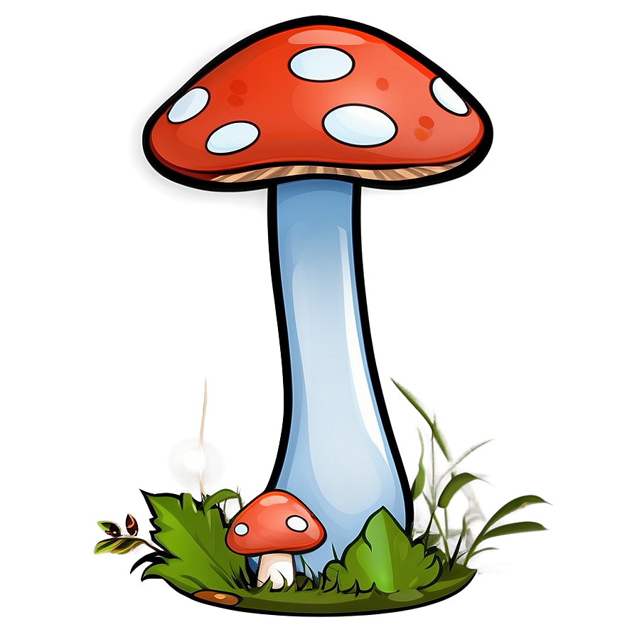 Mushroom Cartoon Graphic Png Dir72 PNG