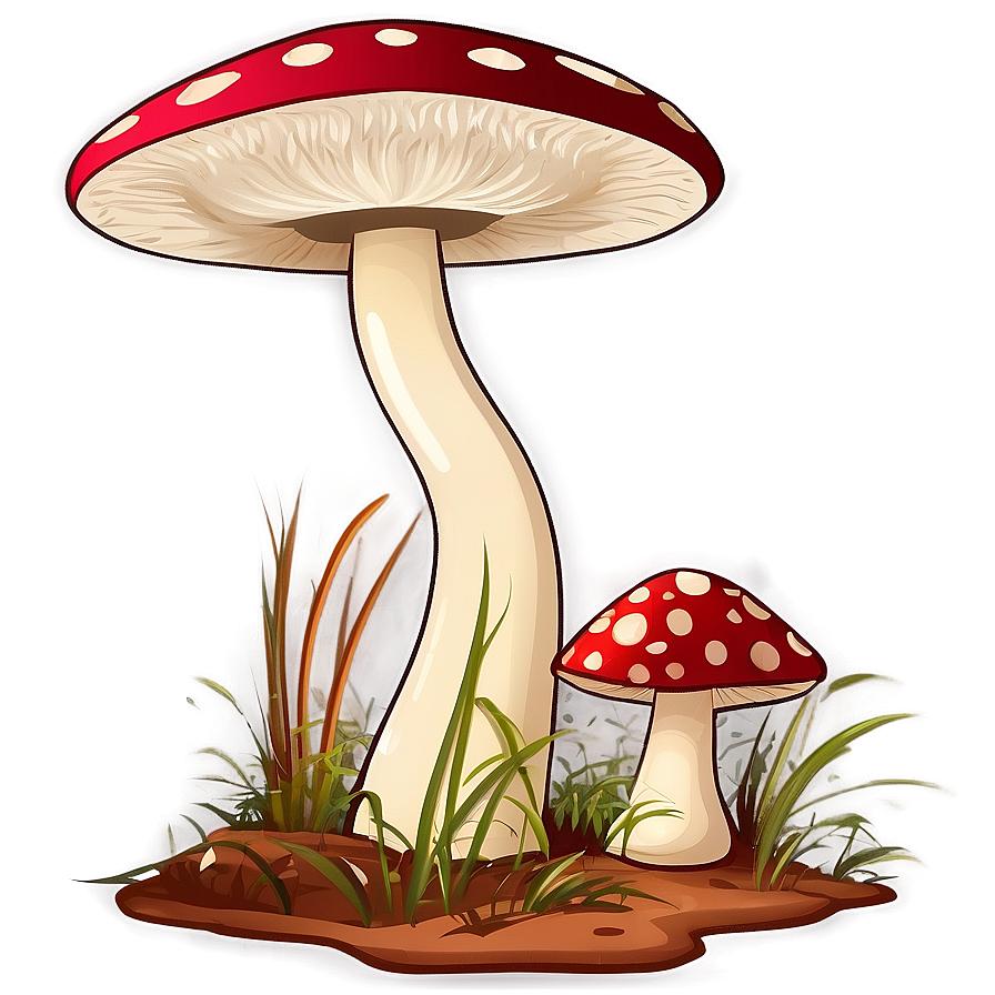 Mushroom Cartoon Illustration Png 69 PNG
