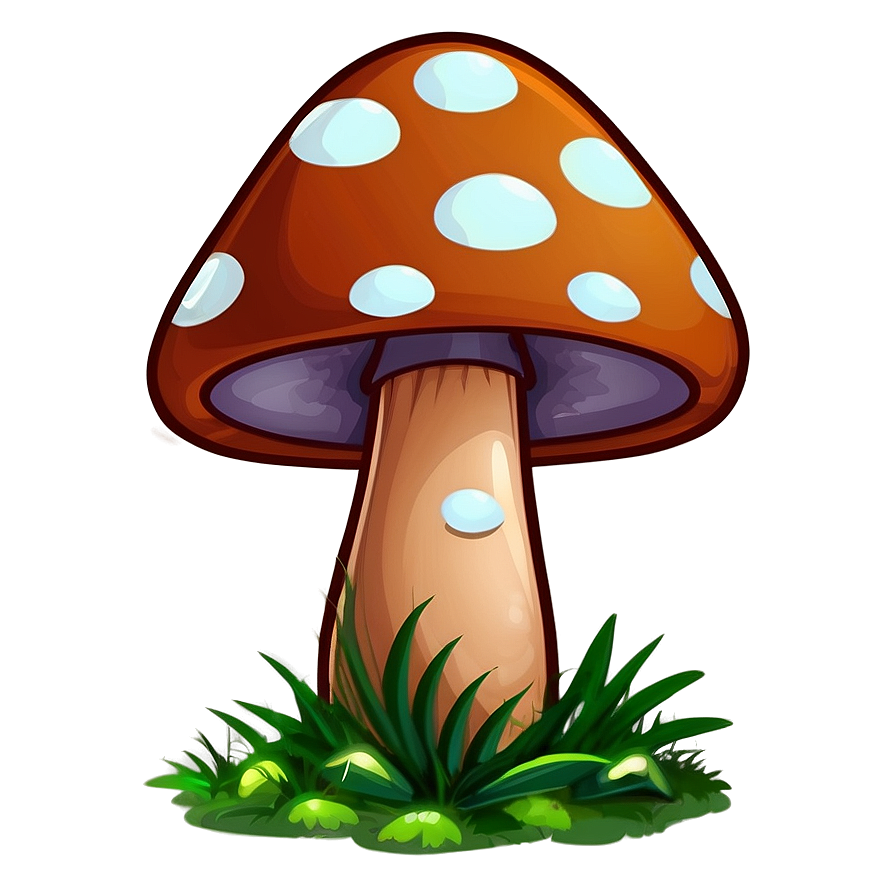 Mushroom Cartoon Pattern Png Swe PNG