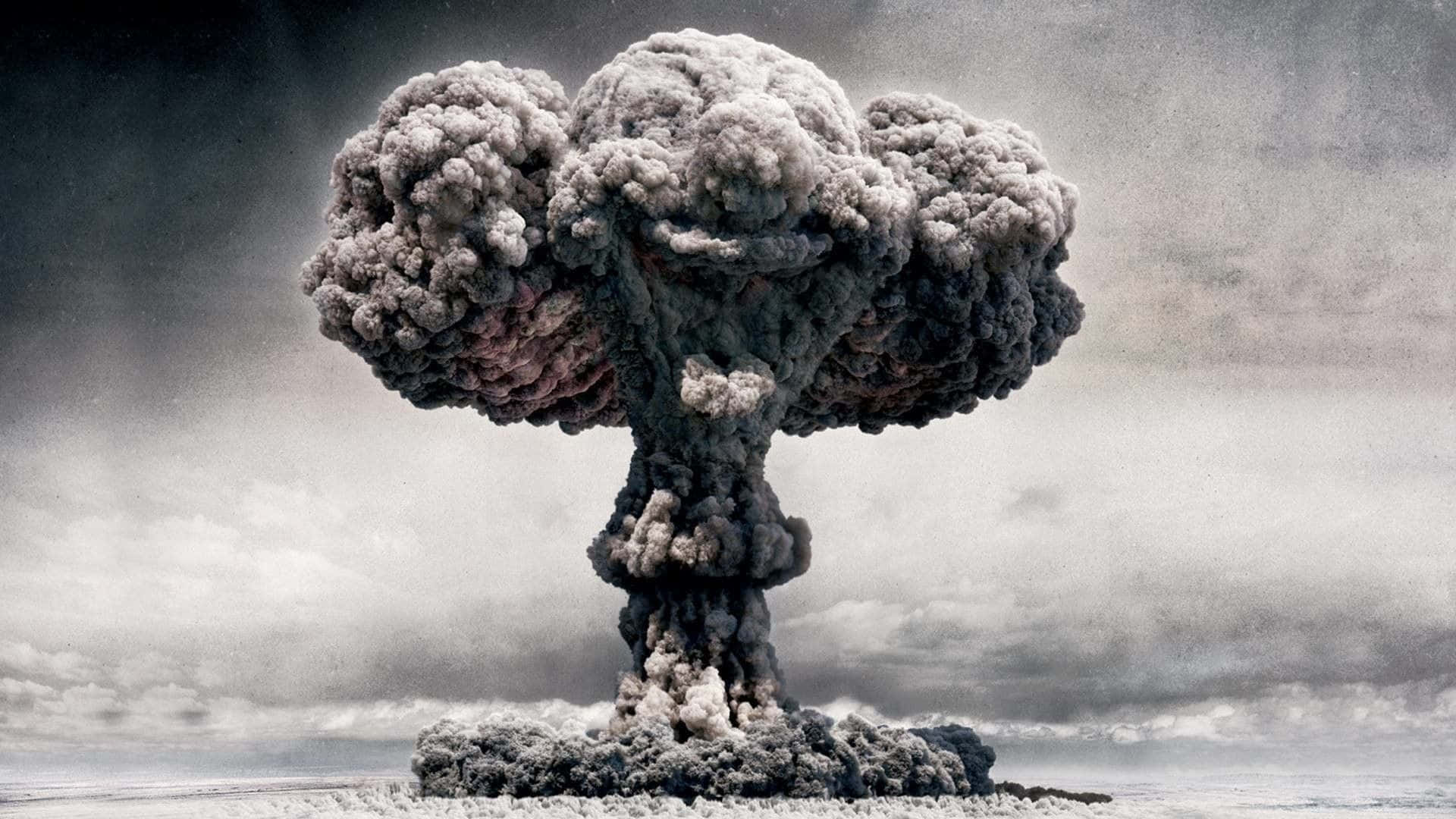 Mushroom Cloud Explosion Wallpaper