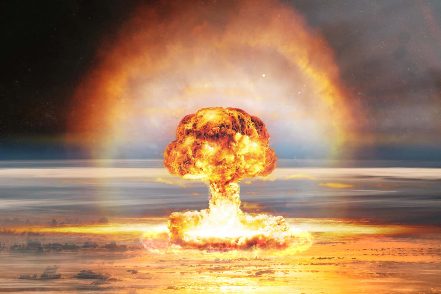 Mushroom Cloud Nuclear Explosion Wallpaper
