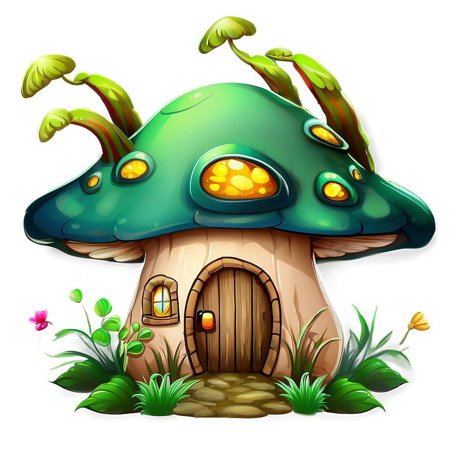 Download Mushroom House Png 05032024 | Wallpapers.com