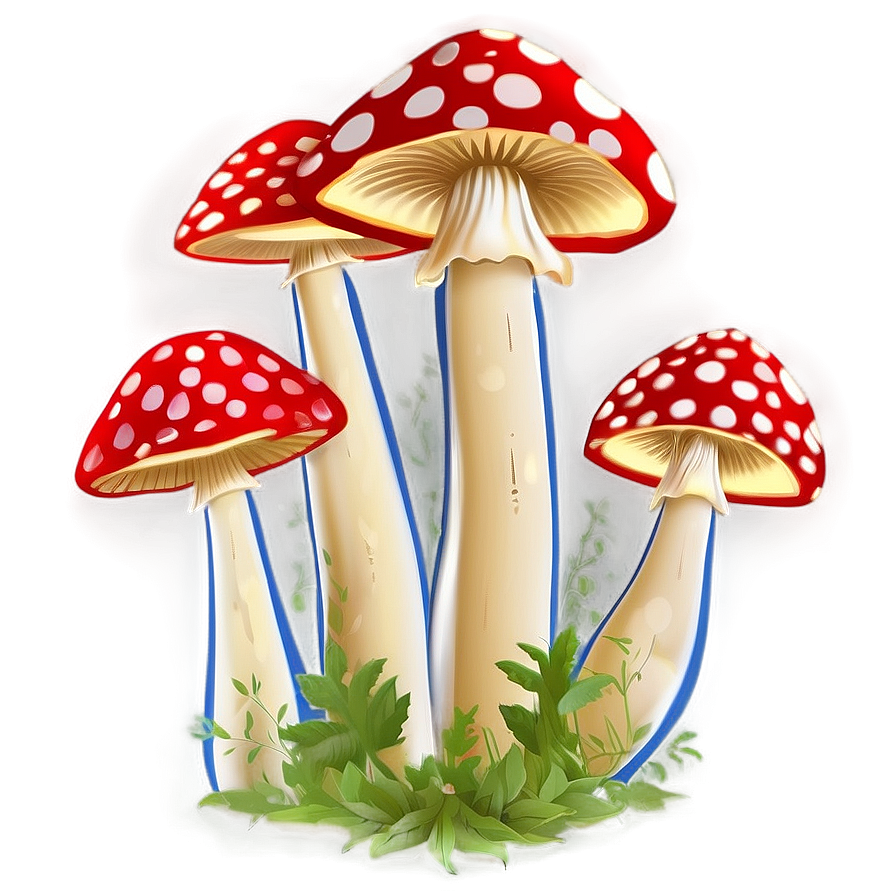 Mushroom Pattern Png 05032024 PNG