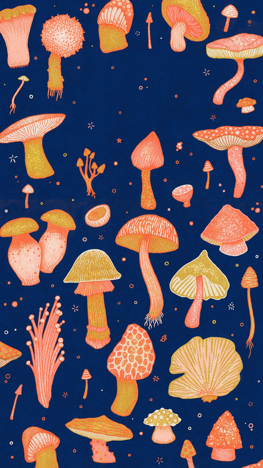 Unlock Nature's Power with the Mushroom Phone Wallpaper