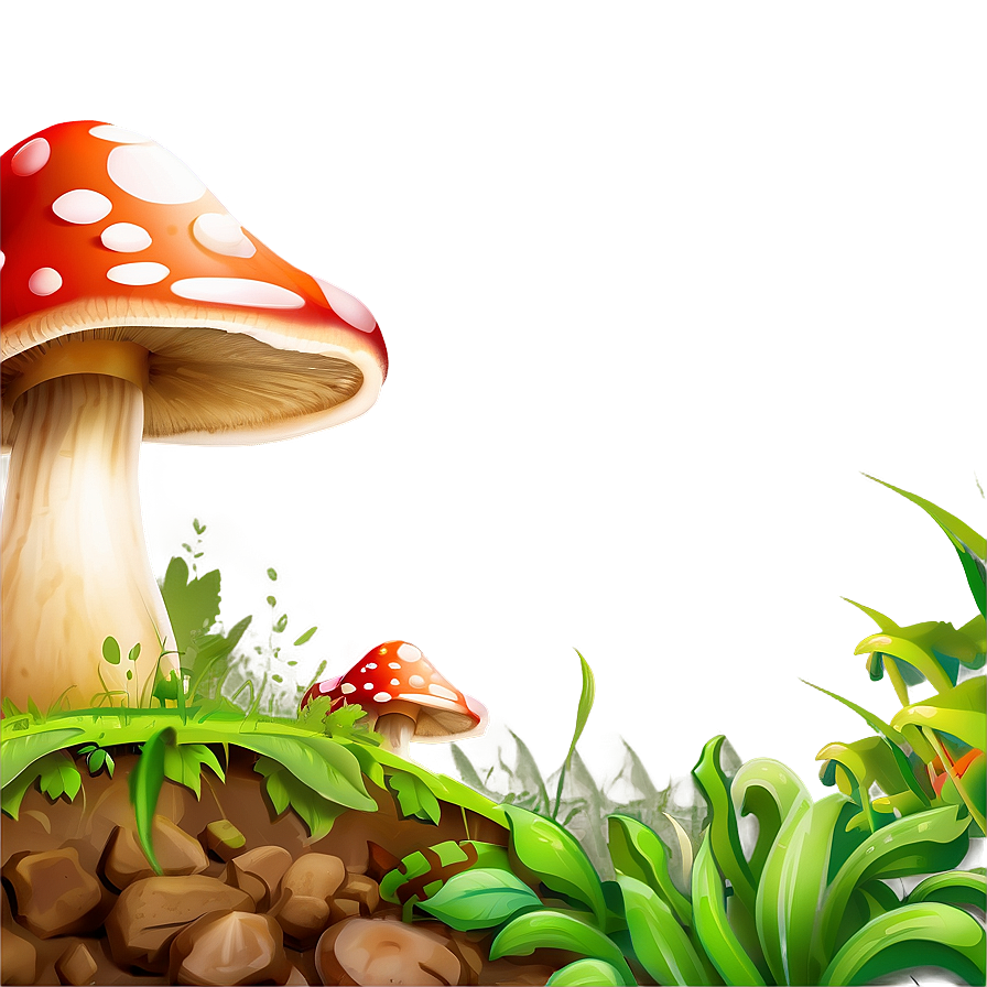 Mushroom Png Cartoon 7 PNG