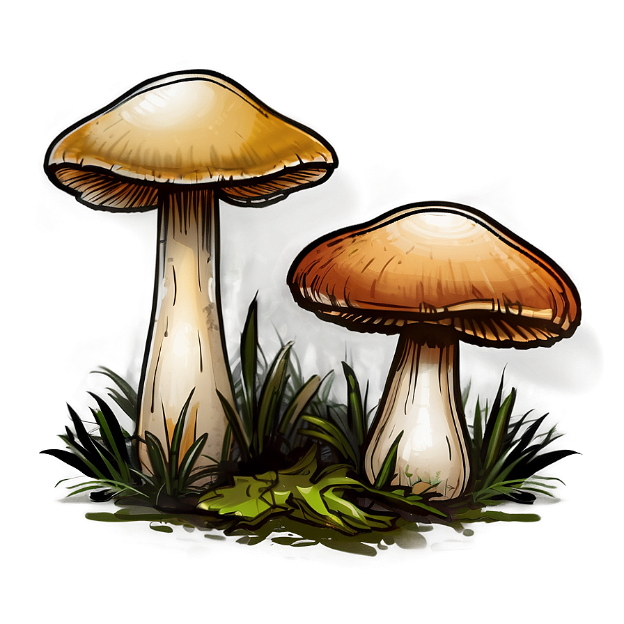 Mushroom Png Sketch 5 PNG
