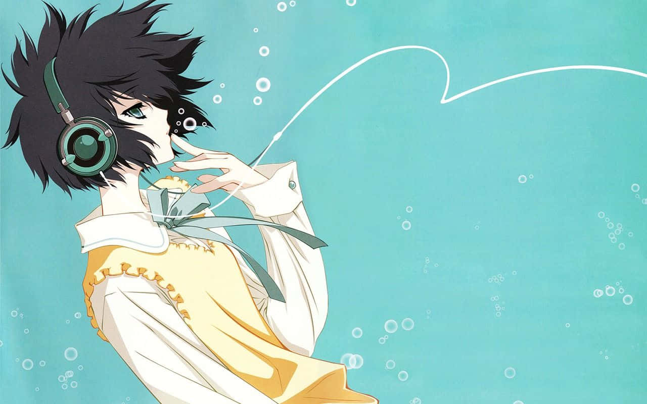 Music Anime Boy Underwater Wallpaper