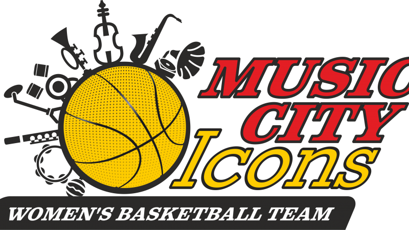 Music City Icons Basketball Team Logo PNG