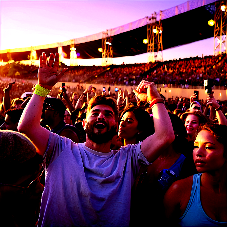 Music Festival Crowd Png 84 PNG